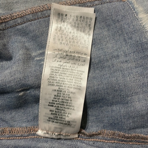 Guess Denim round hem Shirt long back & shirt frontsize XS - Picture 12 of 12